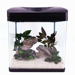 Amtra Technik Nano Aquarium Laguna schwarz Komplettaquarium Stromsparend Beleuchtung Nanoaquarium Komplett Filter Wave Süßwasser - 1