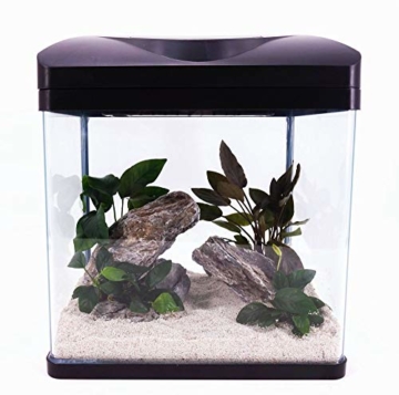 Amtra Technik Nano Aquarium Laguna schwarz Komplettaquarium Stromsparend Beleuchtung Nanoaquarium Komplett Filter Wave Süßwasser - 1