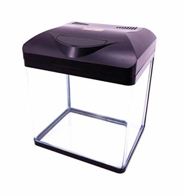 Amtra Technik Nano Aquarium Laguna schwarz Komplettaquarium Stromsparend Beleuchtung Nanoaquarium Komplett Filter Wave Süßwasser - 6