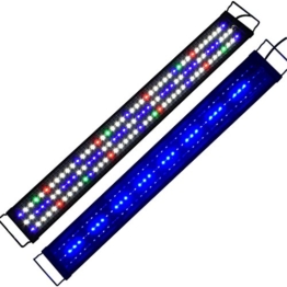Aquarien Eco Tageslichtsimulation Aquarium LED Beleuchtung Lampe Süß/Meerwasser voll Spectrum Reef Coral Fish Wasserpflanzen Aquariumleuchte Aufsetzleuchte 90CM A149 - 1