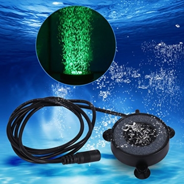 Aquarium Aquarium, Aquarium Bubble Light, 6 LED-Lampe, Aquarium Bolla Aria Stein Fish Tank Bubble Dekoration - 2