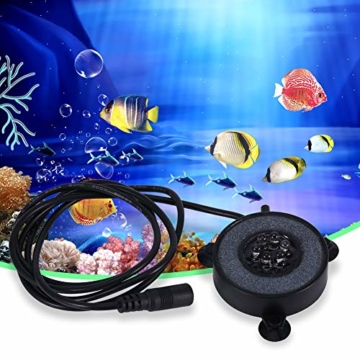 Aquarium Aquarium, Aquarium Bubble Light, 6 LED-Lampe, Aquarium Bolla Aria Stein Fish Tank Bubble Dekoration - 3