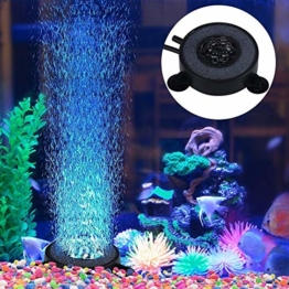 Aquarium Aquarium, Aquarium Bubble Light, 6 LED-Lampe, Aquarium Bolla Aria Stein Fish Tank Bubble Dekoration - 1