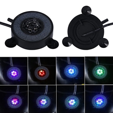 Aquarium Aquarium, Aquarium Bubble Light, 6 LED-Lampe, Aquarium Bolla Aria Stein Fish Tank Bubble Dekoration - 5