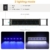 Aquarium LED Beleuchtung, Aquariumbeleuchtung Lampe Weiß Blau Licht 11W mit Verstellbarer Halterung für 50cm-70cm Aquarium - 4