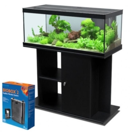 Eheim Aquarienkombination vivaline LED 150 Eiche grau - bei