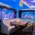 Bozily Aquarium Beleuchtung LED, Vollspektrum Korallenriff Lampe für Aquarium Tanks, APP Steuerung mit Auto EIN/Aus, Dimmbar & Timer für das Wachstum von Pflanzen im Salzwasser Süßwasser - 6