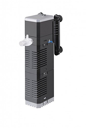 Chj-502 Aquarium Innenfilter Regelbar Bis 150 Liter Aquarien Nano Cube Eckfilter Pumpe Filter Schwammfilter Wasserfilter Leise - 2