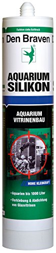 Den Braven CSS33A105001 AQUARIUM SILIKON 300ml TRANSPARENT, süß-und meerwasserbeständig, hohe Elastizität, Aquariensilikon Made in Europe - 1