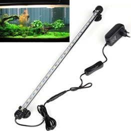 DOCEAN 5,8W 48cm Aquarium LED Beleuchtung Aquarium Licht Aquariumleuchte Wasserdicht Aquarium Lampe Unterwasserleuchte, Weiß Licht - 1