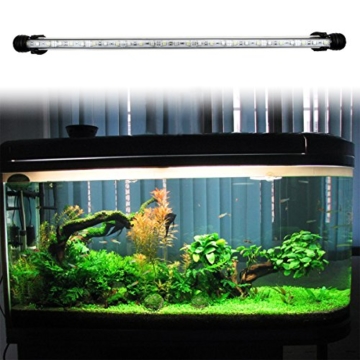 DOCEAN 5,8W 48cm Aquarium LED Beleuchtung Aquarium Licht Aquariumleuchte Wasserdicht Aquarium Lampe Unterwasserleuchte, Weiß Licht - 7