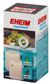Eheim 2618080 Filterpatrone für Innenfilter 2208-2212, aquaball 60-180,0 biopower 160-240 und Vorfilter 4004320 (2 St.) - 1