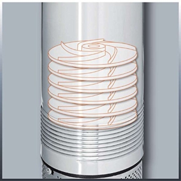 Einhell Tiefbrunnenpumpe GC-DW 1000 N (1000 W, 6500 L/h, 45 m Förderhöhe, 99 mm Pumpendurchmesser, Druckanschluss und Schmutzsieb aus Edelstahl, mehrstufiges Pumpenrad, Überlastschalter) - 5