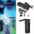 Evilandat Aquarien Eckfilter, Innenfilter mit Aquariumpumpe, Filter für Aquarien, Aquarienfilter, 3W/10W/20W - 9