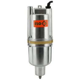 FLO Profi Membran-Pumpe 350 Watt | 1200 l/h | Förderhöhe max. 70m | Ø 96mm | Brunnenpumpe Tiefbrunnenpumpe Förderpumpe Rohrpumpe - 1