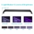 Hygger 9W Aquarium LED Beleuchtung, Aquarium LED Lampe mit Timer, dimmbare, LED Aquarium Licht mit Verstellbarer Halterung für 28cm-48cm Aquarium Fisch Tank Fisch Pflanze(Weiß & Blau & Rot Licht) - 3