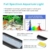 Hygger 9W Aquarium LED Beleuchtung, Aquarium LED Lampe mit Timer, dimmbare, LED Aquarium Licht mit Verstellbarer Halterung für 28cm-48cm Aquarium Fisch Tank Fisch Pflanze(Weiß & Blau & Rot Licht) - 4