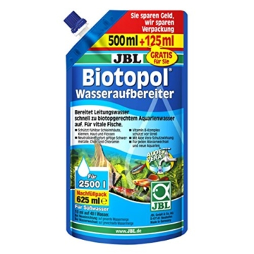 JBL Biotopol 23005 Wasseraufbereiter für Süßwasser Aquarien, Nachfüllpack 625 ml - 1