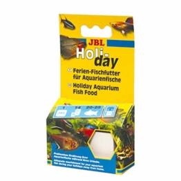 JBL Holiday 40310 Ferien-Alleinfutter für alle Aquarienfische, Futterblock - 1