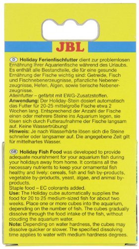 JBL Holiday 40310 Ferien-Alleinfutter für alle Aquarienfische, Futterblock - 8
