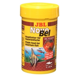 JBL NovoBel 30140 Alleinfutter für alle Aquarienfische, Flocken 1 l - 1
