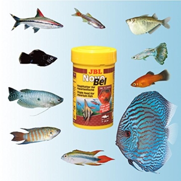 JBL NovoBel 30140 Alleinfutter für alle Aquarienfische, Flocken 1 l - 5