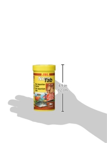 JBL NovoTab 30240 Alleinfutter für fleischfressende Aquarienfische, Tabletten 250 ml - 7