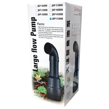 Jebao JKP-40000 Hochleistungspumpe / Strömungspumpe, ECO-Technologie, 40000l/h koiteichgeeignet 4,5m Förderhöhe nur 420W - 3