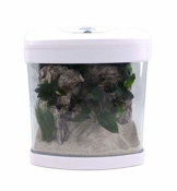Nano Aquarium Xcube in weiß Komplettaquarium Led Beleuchtung Mondlicht Filter Komplett Becken Amtra Tank Tag Nacht - 1