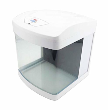 Nano Aquarium Xcube in weiß Komplettaquarium Led Beleuchtung Mondlicht Filter Komplett Becken Amtra Tank Tag Nacht - 5