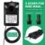 OMORC Aquariumpumpe 1500L/H, Teichpumpe Mini Wasserpumpe widersteht trockenes Brennen(48Std), kleine Tauchpumpe für Aquarium, Teich, Brunnen, Garten Keine Geräusch, Kabel 1,4m + 2 Düsen - 5