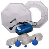 OSAGA Teich Eisfreihalter Set 4 inkl. regelbarer Luftpumpe und Zubehör, für einen eisfreien Gartenteich, Anti Ice Winter - 1