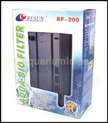 RESUN BF-200 Biofilter Innenfilter Kammer Filter BF200 inkl. Filtermedien - 4