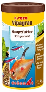 sera 00203 vipagran 1000 ml - das Hauptfutter aus langsam sinkendem Softgranulat - 1