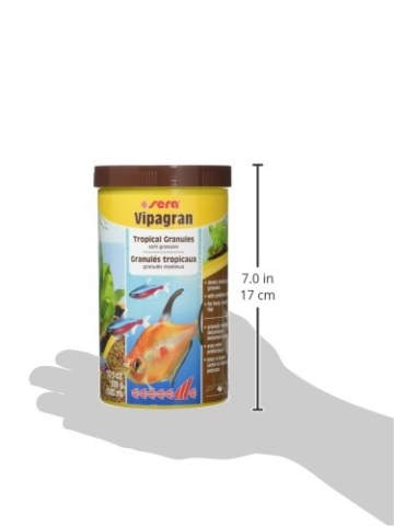 sera 00203 vipagran 1000 ml - das Hauptfutter aus langsam sinkendem Softgranulat - 7