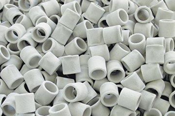 sera 08472 Professional siporax (15mm) 1000 ml - Biologisch selbst reinigendes Hochleistungsfiltermedium in Ringform fürs Aquarium - 2