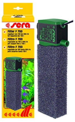 sera 6825 Innenfilter F 700 regelbar (650 l/h mit 5 Watt für Aquarien bis 150 l) - 1