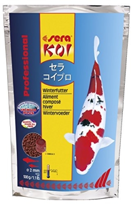 sera KOI Professional Winterfutter 500 g unter 12 °C Spezial Futter für Koi & andere wertvolle Teichfische mit Präbiotika für verbesserte Futterverwertung, geringere Wasserbelastung & weniger Algen - 1