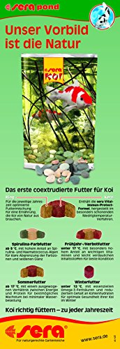 sera KOI Professional Winterfutter 500 g unter 12 °C Spezial Futter für Koi & andere wertvolle Teichfische mit Präbiotika für verbesserte Futterverwertung, geringere Wasserbelastung & weniger Algen - 8