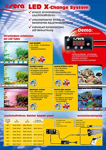 sera LED Digital Dimmer 3.0 zur individuellen Steuerung der sera LED-Röhren bzgl. Helligkeit & Intensität, von Sonnenauf-&-untergängen, Wolkenszenarien, einer mittäglichen Verdunklung & Zeitschaltuhr - 2