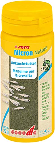 sera Micron ein Plankton bzw. Staubfutter oder Jungfischfutter & Niedere Tiere mit Präbiotika für verbesserte Futterverwertung, steigert das Wachstum und geringere Wasserbelastung & weniger Algen - 1