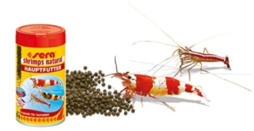 sera shrimps natural 100 ml ein Garnelenfutter speziell für die Bedürfnisse von Garnelen entwickelt, ein Züchterfutter für Garnelen im Aquarium - 3