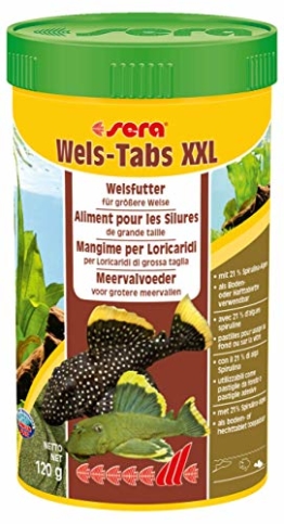 sera Wels-Tabs XXL 250 ml das Futter für größere Welse: Als Boden- oder Hafttablette nutzbar - 1