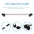 SolarNovo 18-112cm LED Aquarium-Licht Unterwasser BeleuchtungAufsatzleuchte Abdeckung Wasserdicht Lampe Stecker EU für Fisch Tank mit Fernbedienung RGB Farbwechsel (1.8 * 112cm, Weiß & Blau) - 5