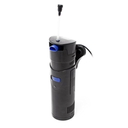 SunSun CUP-809 4 in 1 Aquariumpumpe 700 L/h 10 W mit 9 W UVC Klärer und Filtermaterial - 1