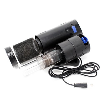 SunSun CUP-809 4 in 1 Aquariumpumpe 700 L/h 10 W mit 9 W UVC Klärer und Filtermaterial - 6