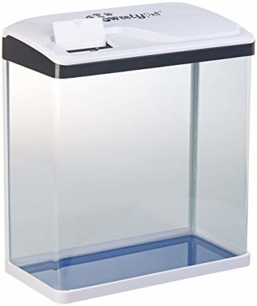 Sweetypet Aquarien Komplettsets: Nano-Aquarium-Komplett-Set mit LED-Beleuchtung, Pumpe & Filter, 40 l (Aquarium-Becken) - 2