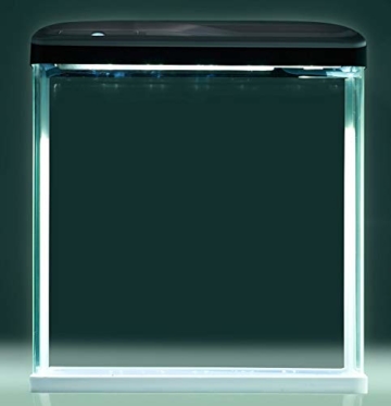 Sweetypet Aquarien Komplettsets: Nano-Aquarium-Komplett-Set mit LED-Beleuchtung, Pumpe & Filter, 40 l (Aquarium-Becken) - 6
