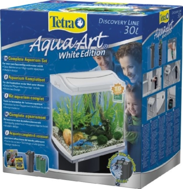 Tetra 211933 AquaArt Crayfish Aquarium-Komplett-Set 30 L, für Krebse und Garnelen mit innovativer Technik und einfacher Pflege, White Edition - 2