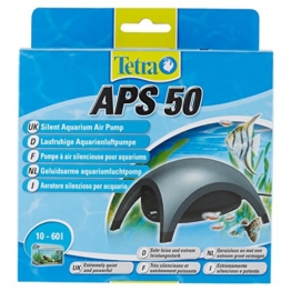 Tetra APS 50 Aquarienluftpumpe Luftpumpe Membranpumpe für Aquarien (sehr leise laufruhig leistungsstark, mit Lufthahn zur Kontrolle des Luftstroms) - 1